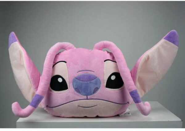 STITCH SHAPED VELBOA CUSHION +/- 40CM