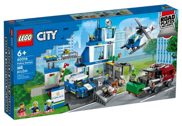 ten tweede Gemakkelijk dubbel Politiebureau - Lego City - Vatana